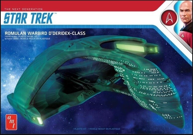 Star Trek - AMT 1125M 1/3200 Romulan Warbird 2T Plastic Model Kit - Gunpla
