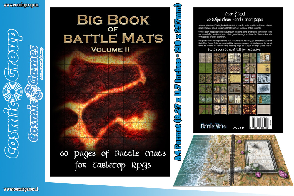 BIG BOOK OF BATTLE MATS VOL.2 (A4) - RPG