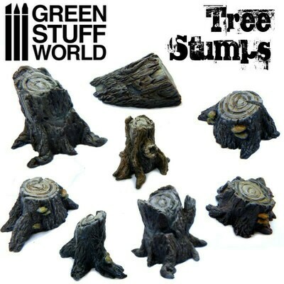 Tree Stumps - Baumstümpfe - Greenstuff World