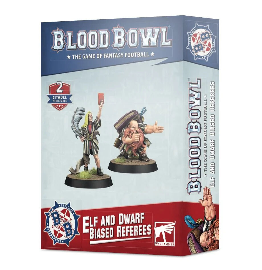 Parteiische Schiris: Elf und Dwarf Biased Referees - Blood Bowl - Games Workshop