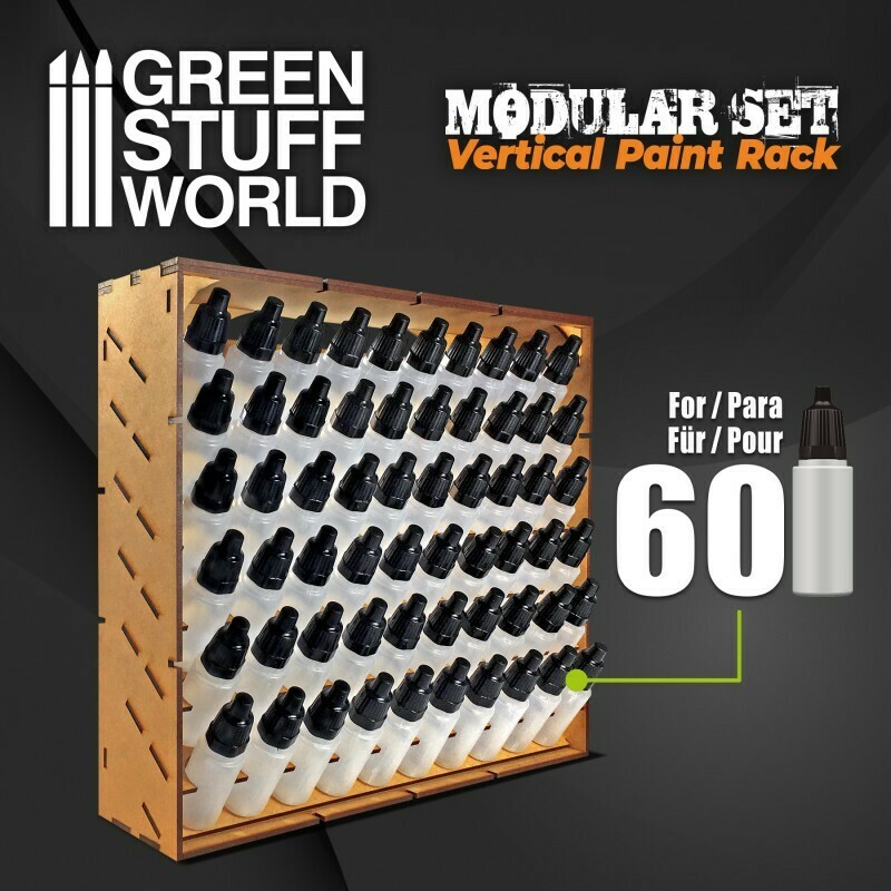 Modular Paint Rack - VERTICAL Paint Rack- Farbregal Ständer - Greenstuff World