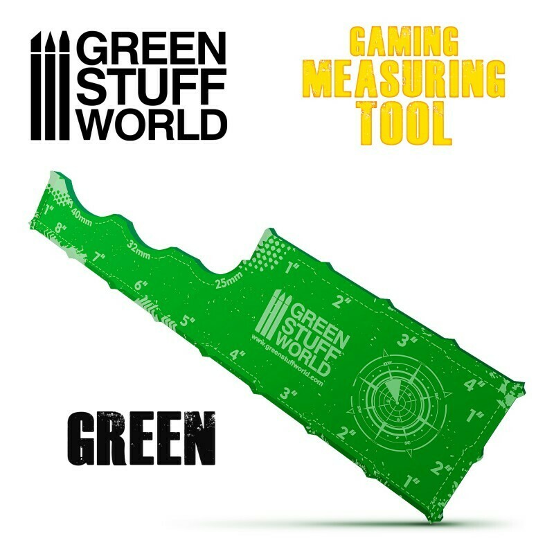 Gaming Measuring Tool - Green - Greenstuff World
