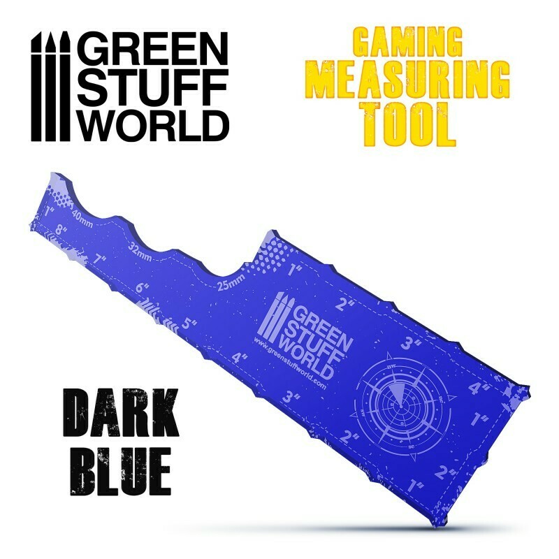 Gaming Measuring Tool - Dark Blue - Greenstuff World