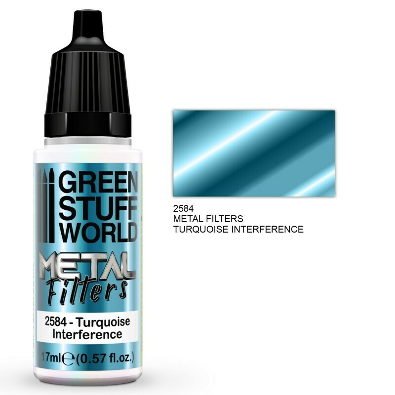 Metal Filters - Turquoise Interference - Greenstuff World