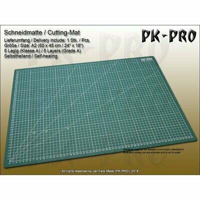 Cutting Mat 60x45cm - Schneidematte - PKPro