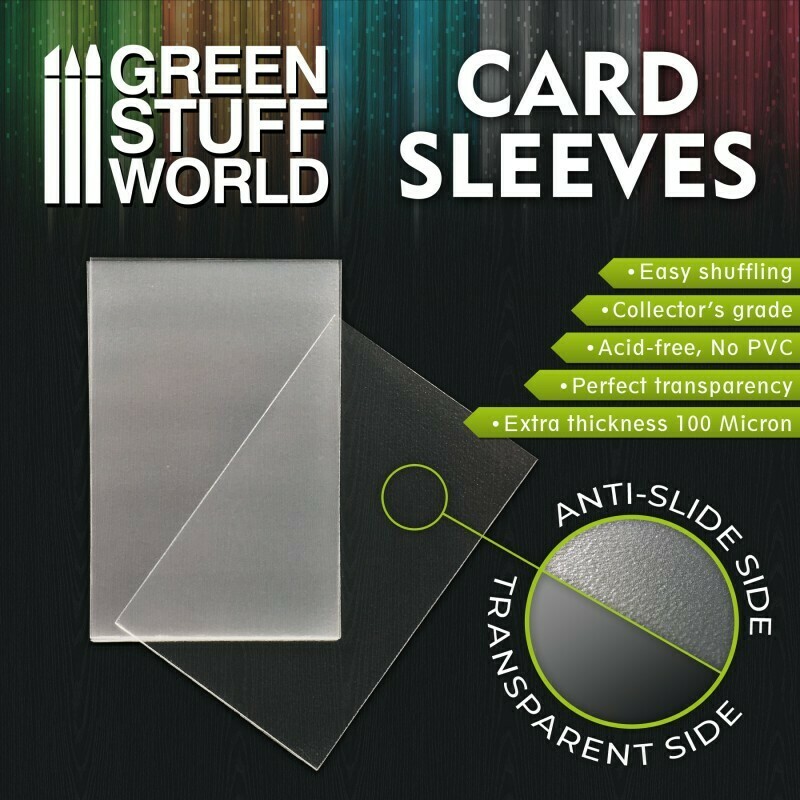 Kartenhüllen Sleeves - Standard 64x89mm (100pc) - Greenstuff World