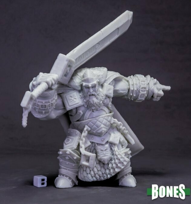 Skorg Ironskull, Fire Giant King (Huge) - Bones - Reaper Miniatures