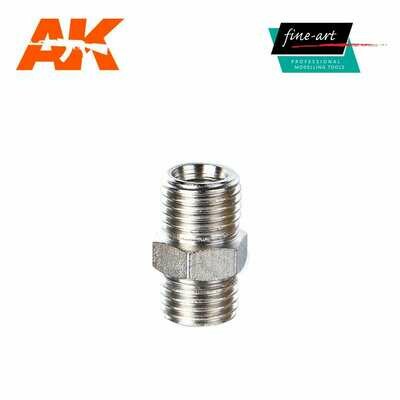 Connector A6 1,4″ male – 1,4″ male - Airbrush - AK Interactive