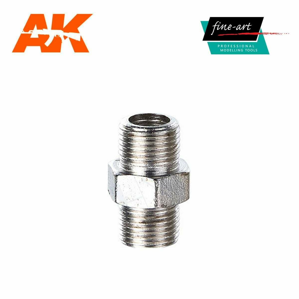 Connector A2 1,8″ male – 1,8″ male - Airbrush - AK Interactive