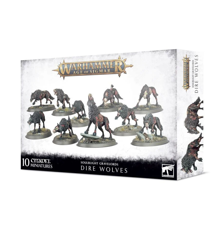 Dire Wolves Todeswölfe - Soulblight Gravelords - Warhammer Age of Sigmar - Games Workshop