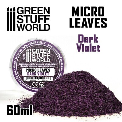 MIKROBLÄTTER - Dunkelviolett-Mix Micro Leaves Dark Violet - Greenstuff World