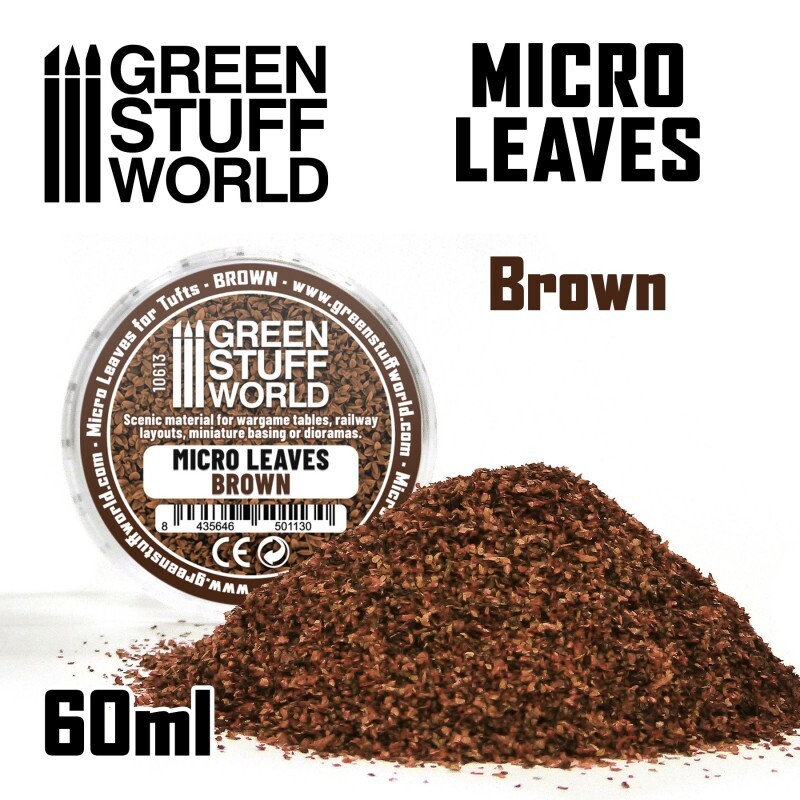 MIKROBLÄTTER - braun Mix Micro Leaves Brown - Greenstuff World