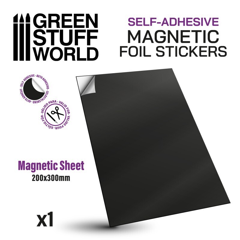 Selbstklebende Magnetfolie Magnetic Sheet- Greenstuff World