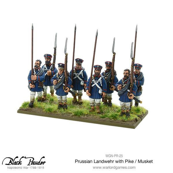 Napoleonic Wars: Prussian Landwehr with Pike / Musket 1789-1815 - Black Powder - Warlord Games