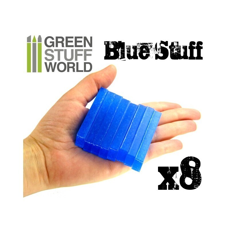 Blue Stuff Sofort Abformmasse - 8 Streifen - Greenstuff World