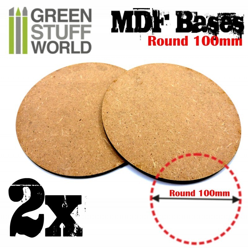 100 mm runde MDF Basen - Greenstuff World