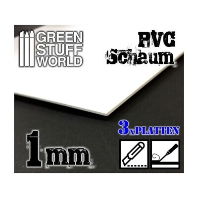 Foamed PVC 1 mm - Greenstuff World