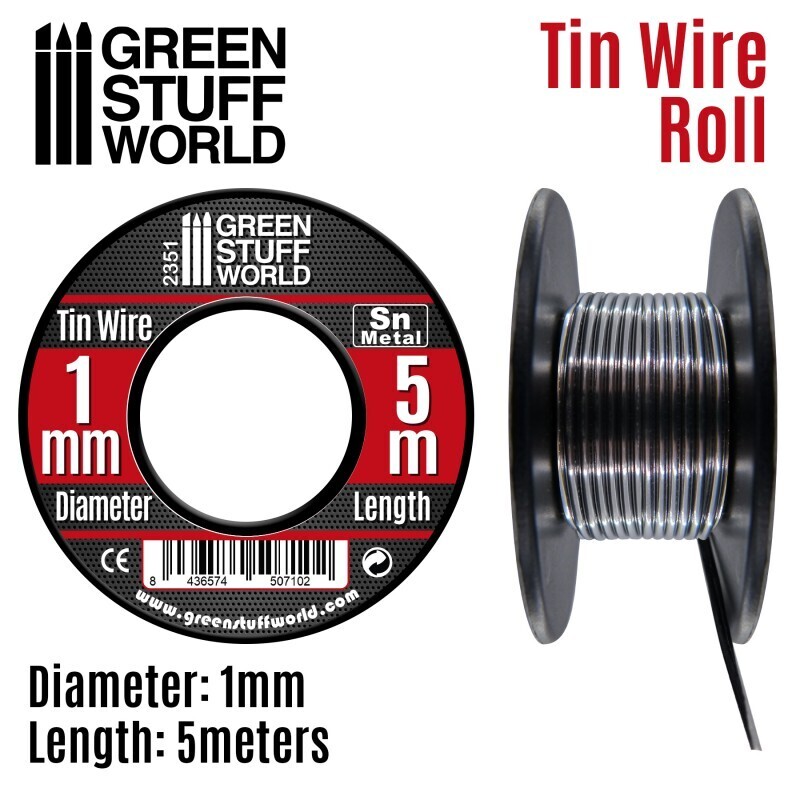Flexibler Zinndraht 1mm - Greenstuff World