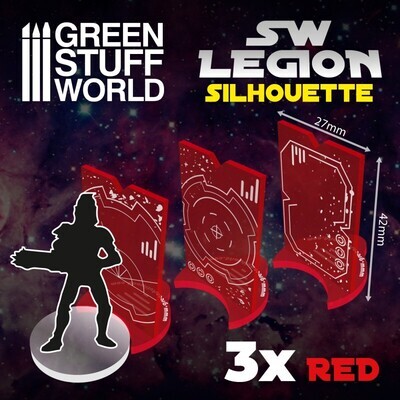 SW Legion Silhouette - Rot - Greenstuff World