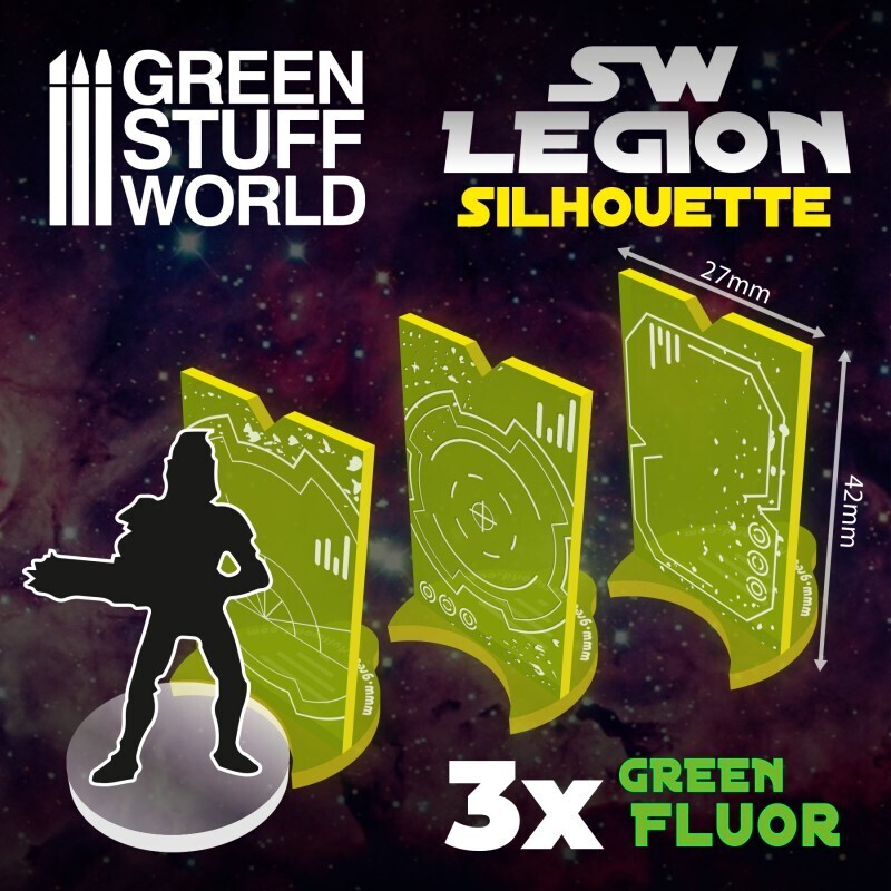 SW Legion Silhouette - Fluor Grün Green - Greenstuff World