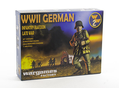 WWII German Infantry Platoon - World War 2 - Wargames Factory