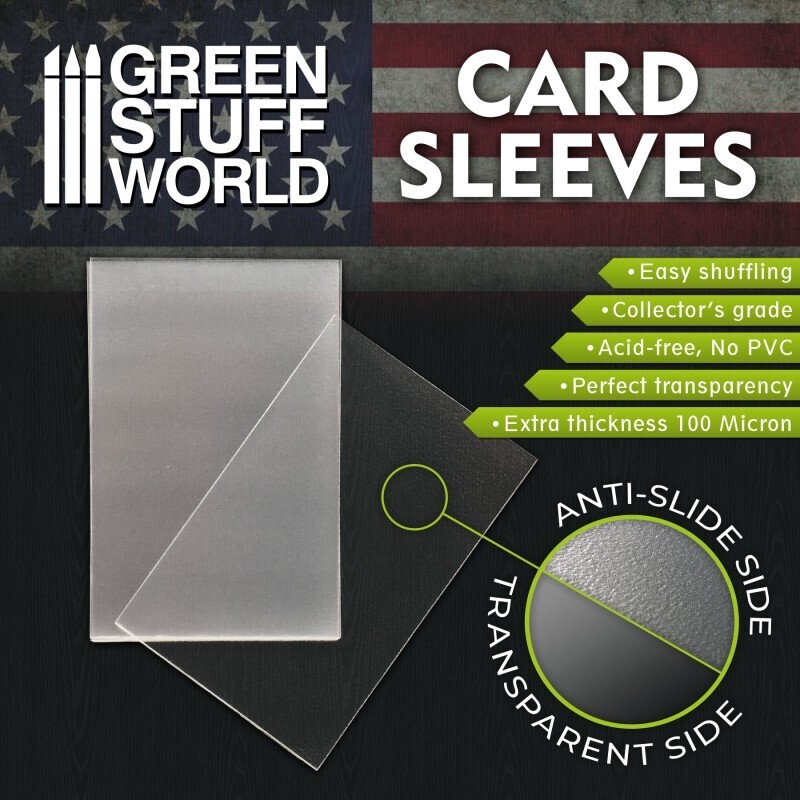 Kartenhüllen Sleeves - Mini Amerikaner 41x64mm (100pc) - Greenstuff World