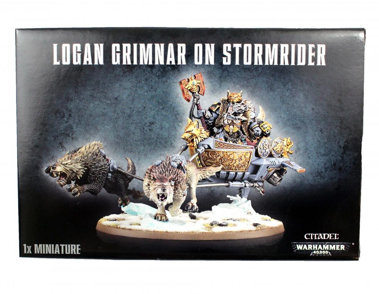 MO: Logan Grimnar on Stormrider Space Wolves - Warhammer 40.000 - Games Workshop