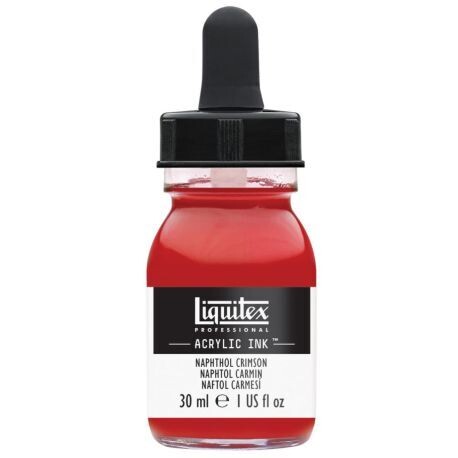 Liquitex Professional Acrylic Ink 30ml Flasche Naphthol Karmin (292) - Naphthol Crimson