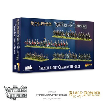 Black Powder Epic Battles: Waterloo - French Light Cavalry Brigade  - Warlord Games