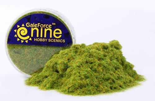 Hobby Round: Green Static Grass - Gale Force 9