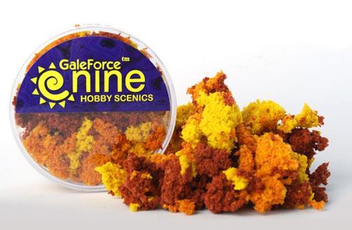 Hobby Round: Autumn 3 Color Clump Foliage Mix - Gale Force 9