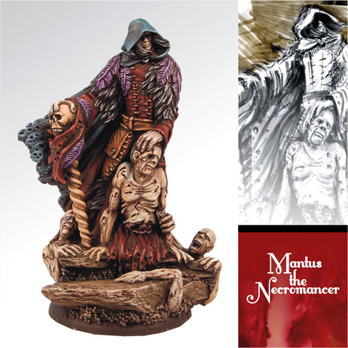 Mantus the Necromancer - Scibor Miniatures