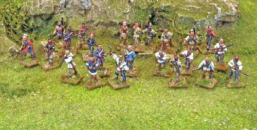 Indian War Party - Muskets and Tomahawks - North Star Figures