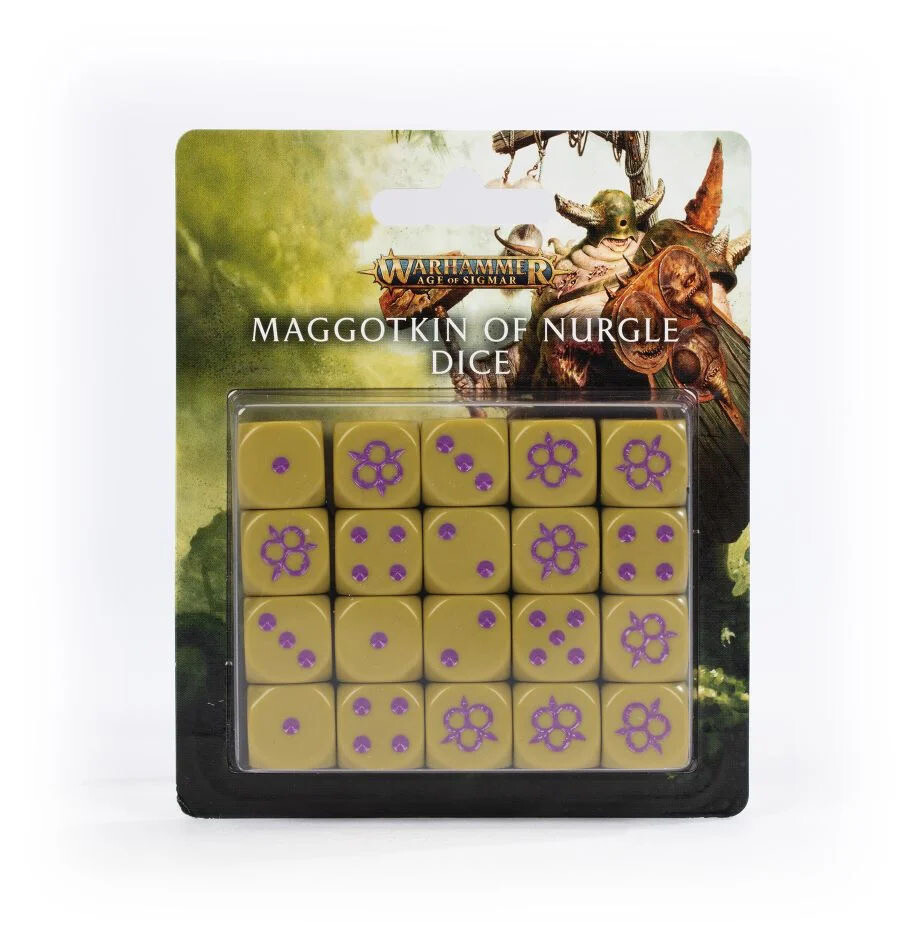 Würfelset der Madensippe des Nurgle Dice - Warhammer Age of Sigmar- Games Workshop