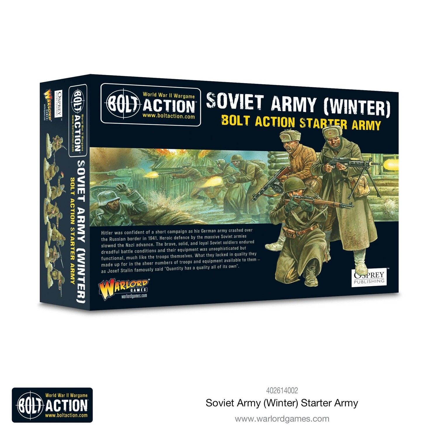 Soviet Army (Winter) starter army - Bolt Action Starter Army - Soviet - Warlord Games