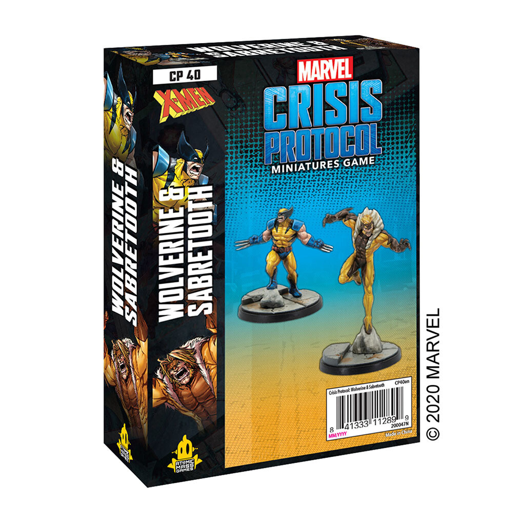 Marvel Crisis Protocol: Wolverine and Sabertooth - EN Marvel Crisis Protocol: Wolverine and Sabertooth - EN