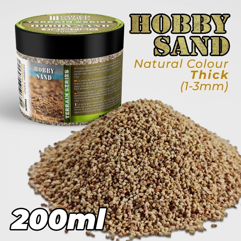 Thick Hobby-Sand - Natural Color 200ml - GrauGreenstuff World