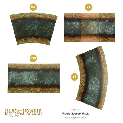 Black Powder & Epic Battles - Rivers Scenery Pack  - Warlord Games