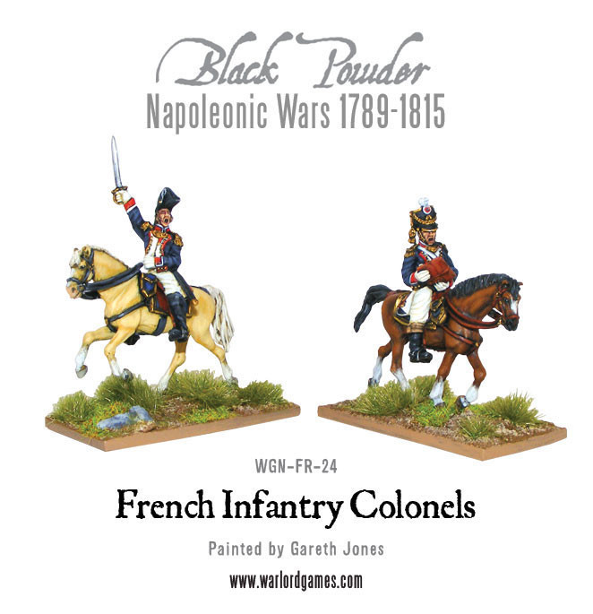 Mounted French Colonels - Black Powder - Warlord Games