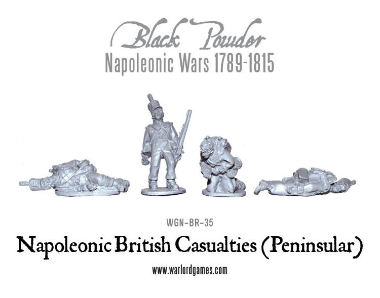 British Casualties (Peninsular) - Black Powder - Warlord Games