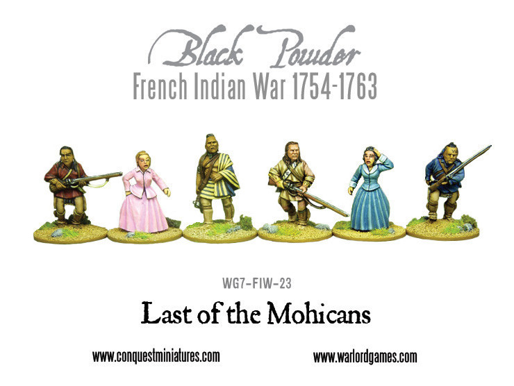 Last of the Mohicans - Black Powder - Warlord Games