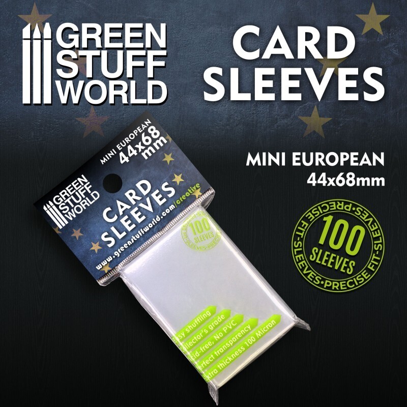 Kartenhüllen - Mini Europäer 44x68mm (100 Sleeves) - Greenstuff World