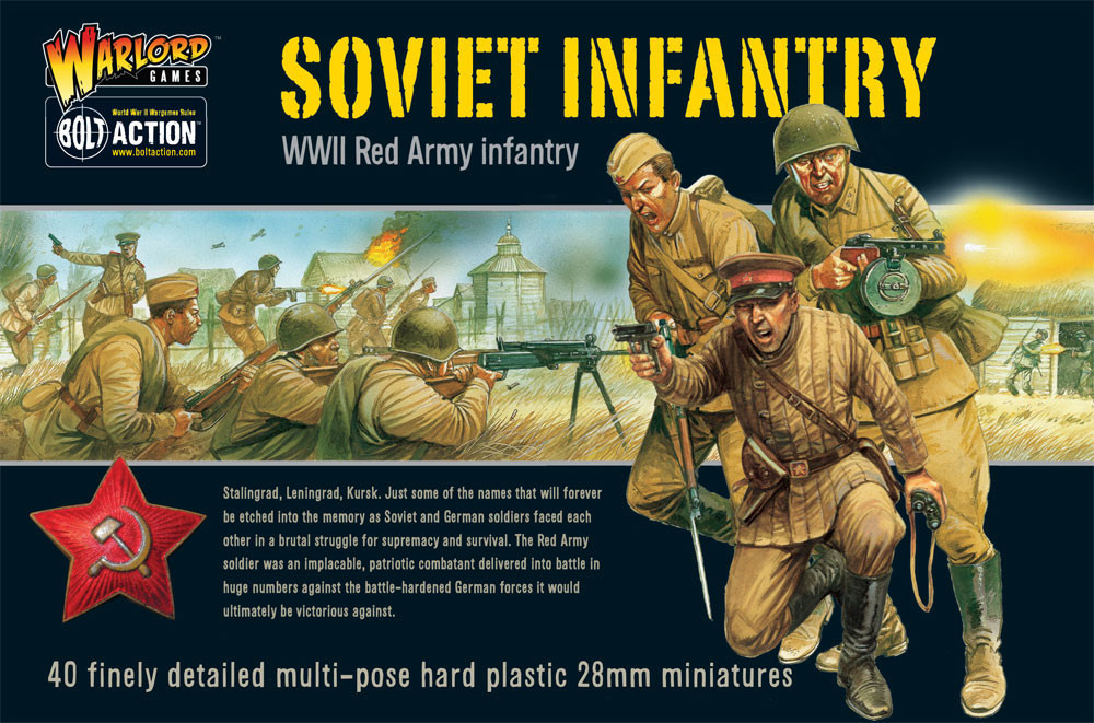 WWII Soviet Infantry - Soviet Union - Bolt Action