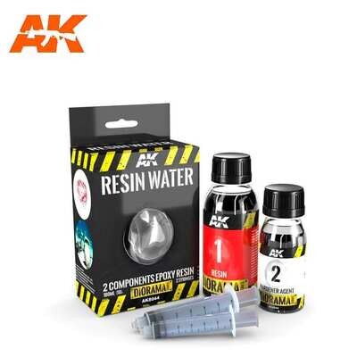 Resin Water 2-Components Epoxy Resin – 180ml  - Diorama - AK Interactive