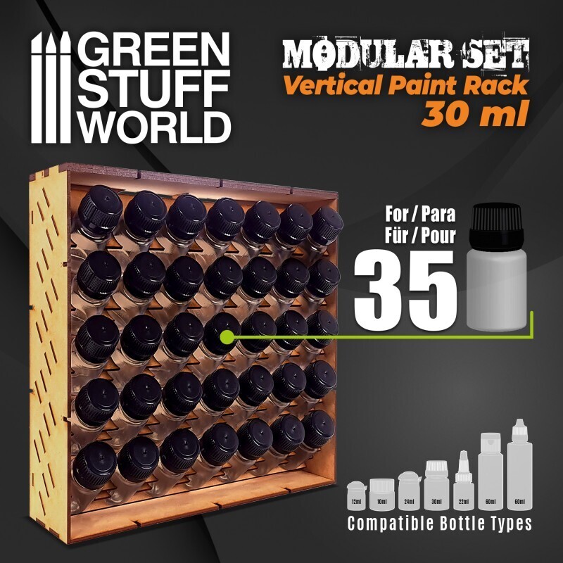 Modular Paint Rack 30ml - VERTICAL - Farbregal Ständer - Greenstuff World
