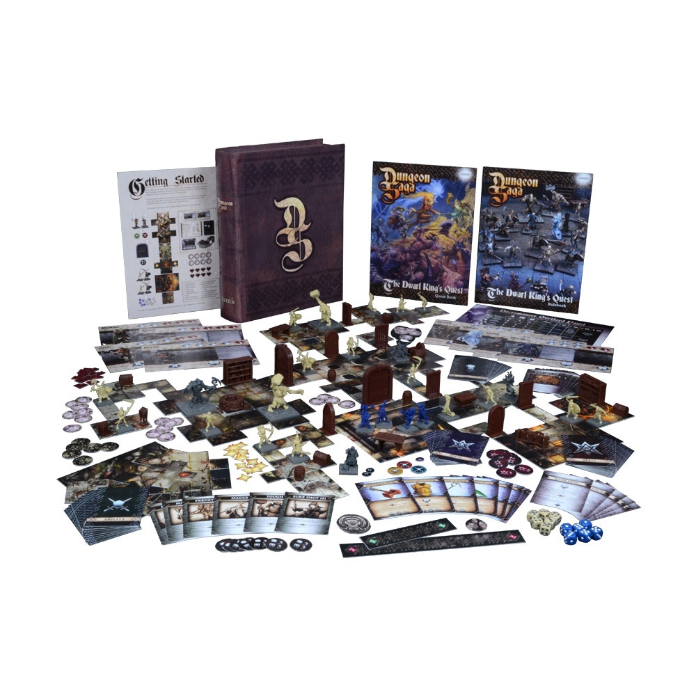 Dungeon Saga: The Dwarf King's Quest Boxed Game (English) - Mantic Games