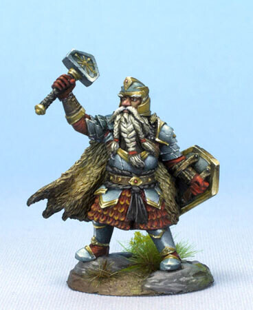 Male Dwarven Cleric - Dark Sword Miniatures