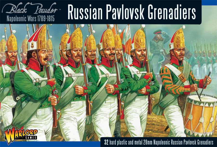 Russian Pavlovsk Grenadiers - Black Powder - Warlord Games