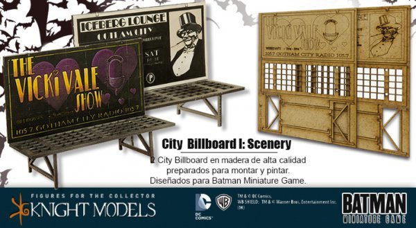 City Billboards Set 1 - Batman Miniature Game