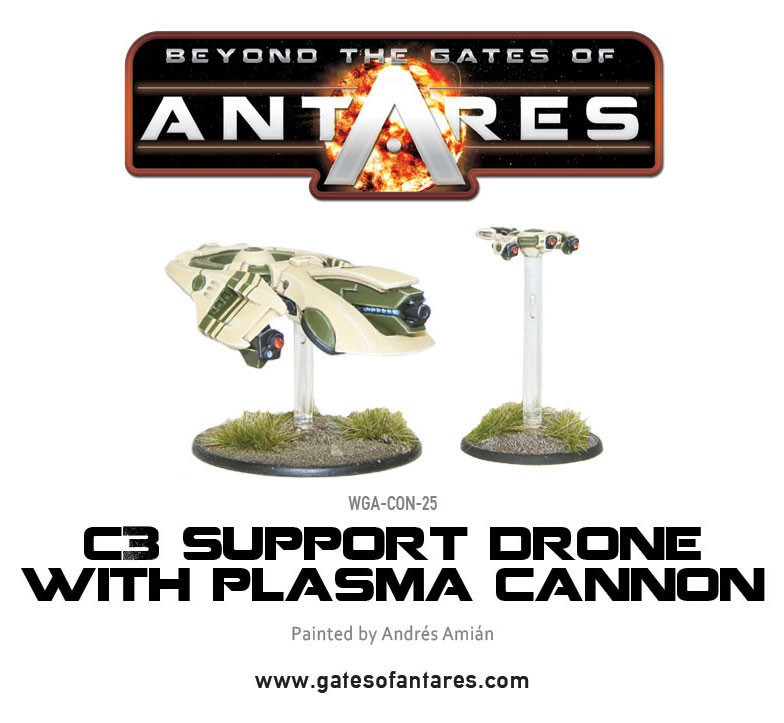Concord C3 Plasma Drone with Plasma Cannon - Beyond The Gates Of Antares